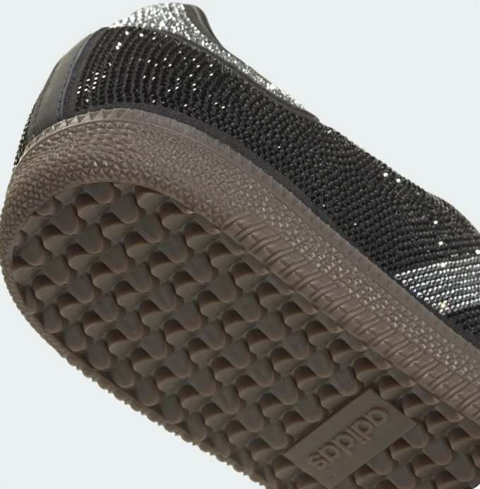 adidas Samba Women's Sneakers – Rhinestone Black Silver
