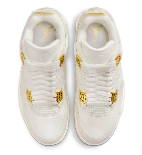 Women's Air Jordan 4 'Metallic Gold' (AQ9129-170)