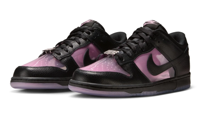 Nike Dunk Low Retro Premium 'Transparent' – Pink Rise / Black